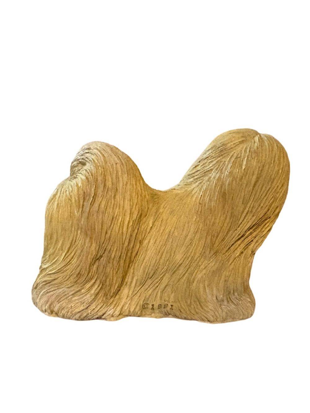 Lhasa Apso Dog Figurine Conversation Concepts Resin Hand Painted Small - Picture 4 of 5